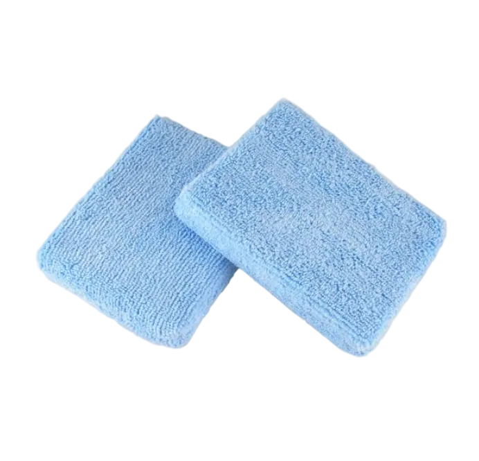 MICROFIBER WAX APPLICATOR BLUE 5"X3.75"