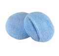 ROUND MICROFIBER POCKET WAX APPLICATOR 5"X5"
