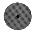 8 INCH BLACK WAFFLE PAD